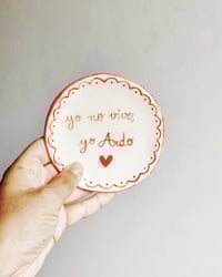 Image 2 of Platos personalizados | Vajilla de Cerámica hecha a mano personalizada con nombres, frases...