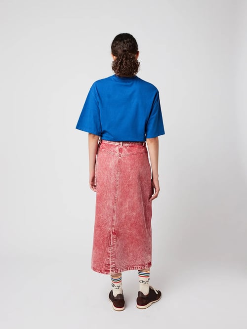 Image of 2-Falda evasé roja 