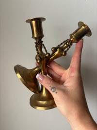 Image 1 of Vintage Brass Candle Stems 