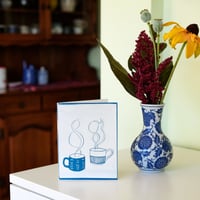 Image 3 of Coffee Cup Cyanotype Greeting Cards