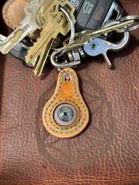 Image 1 of Leather Eye Keychain 3