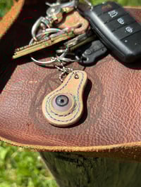 Image 2 of Leather Eye Keychain 4