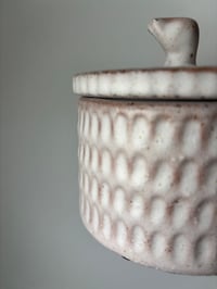 Image 2 of Terracotta lidded canister 