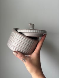 Image 3 of Terracotta lidded canister 