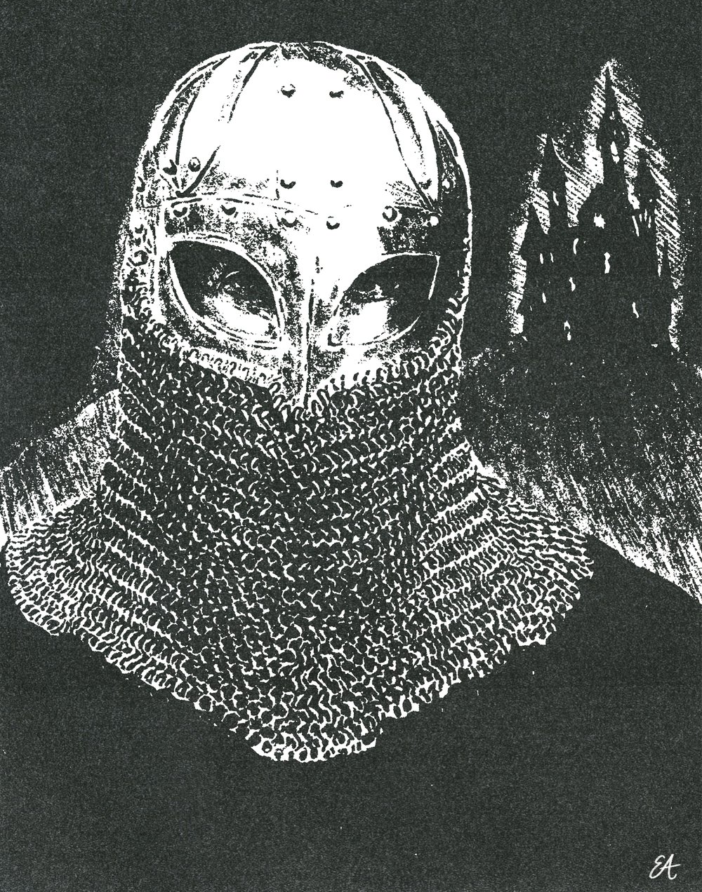 Image of Chainmail Print