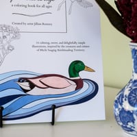 Image 2 of Artist Coloring Book, Nature Themed Artwork, Neurodivergent Friendly