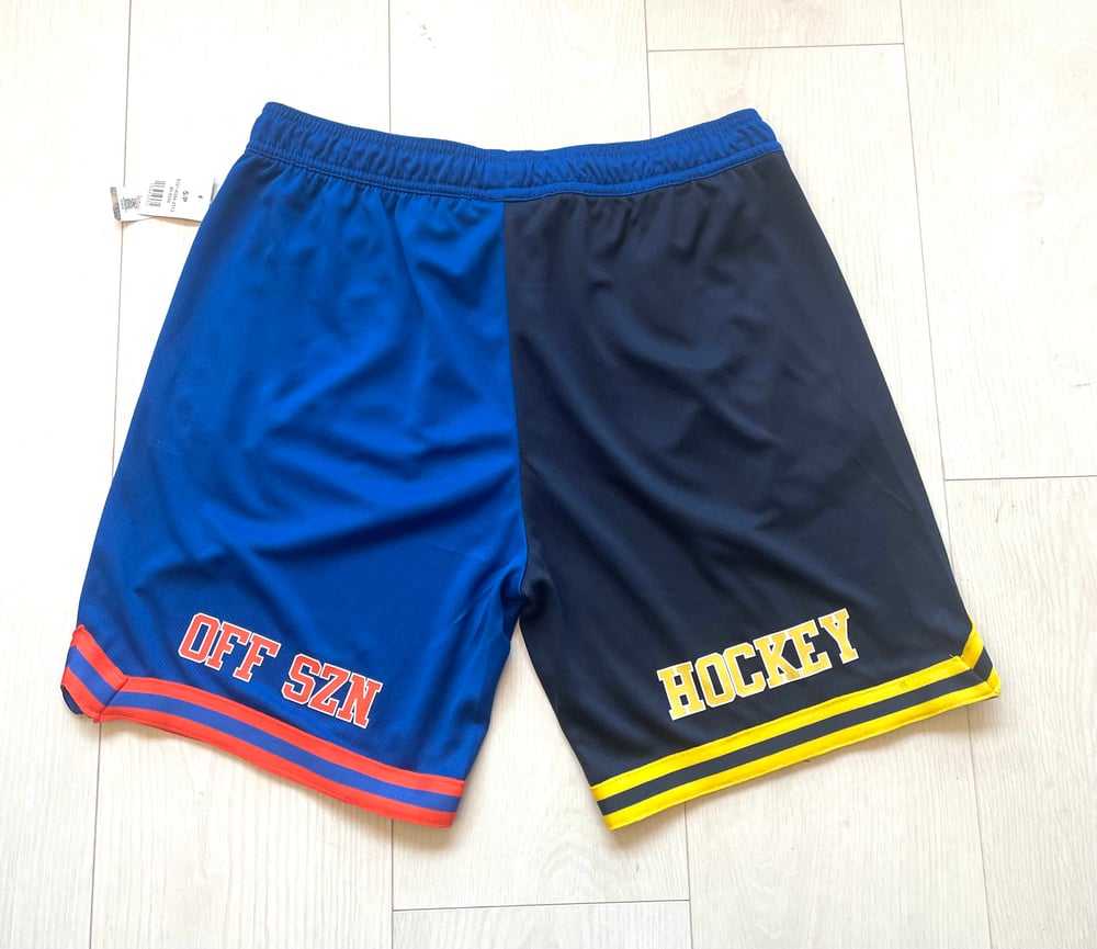 MICHIGAN (NAVY) X FLORIDA (R. BLUE) MASH UP SHORT