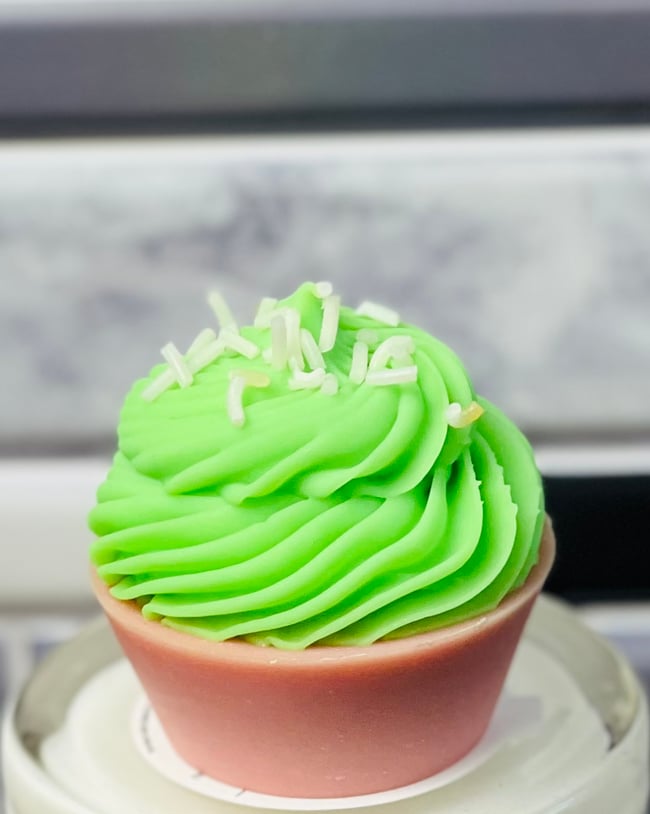 Travel size cupcake soap