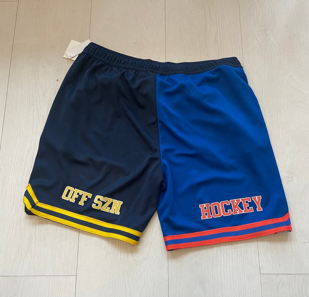 FLORIDA (R. BLUE) X MICHIGAN (NAVY) MASH UP SHORT