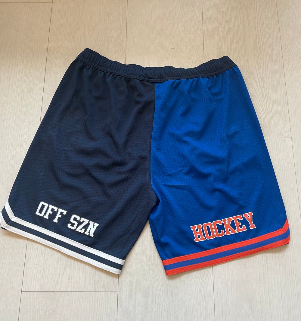 FLORIDA (R. BLUE) X NORTH CAROLINA (NAVY) MASH UP SHORT