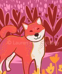 Image 2 of Shiba Inu Art Print
