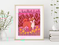 Image 3 of Shiba Inu Art Print