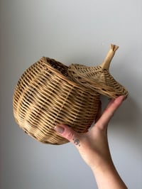 Image 2 of Lidded Woven Basket 