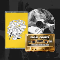 Image 2 of BBR-010: "Bad Onez" 24K Gold Painted Cassette Tape