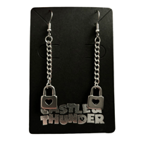 Image 1 of MARNIE - Padlock Drop Earrings