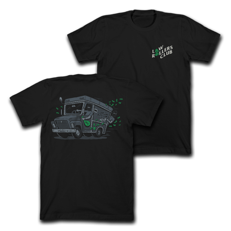 LRC - " HEIST " - HEAVYWEIGHT BLACK TEE