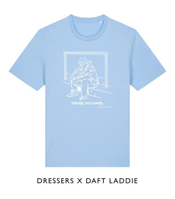 Image of Trendy Not Rowdy Sky Blue T