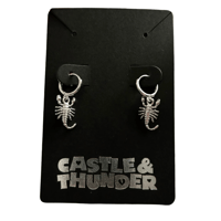 Image 1 of FRANKIE - Scorpion Huggie Hoops