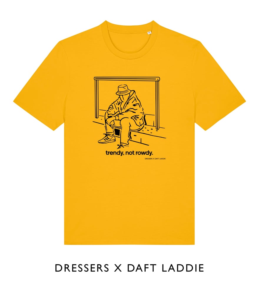 Image of Trendy Not Rowdy Yellow & Black T