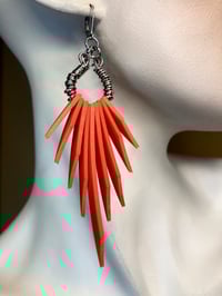 Image 1 of SPIRIT | Blood Orange Fringe Earrings V.2