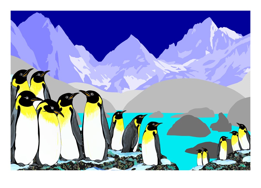 Image of Emperor Penguins and Ottoline