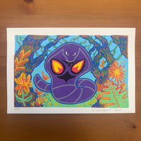 PokePosca Purple Snake Original Art