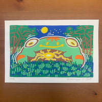 PokePosca Electro Frog Original Art