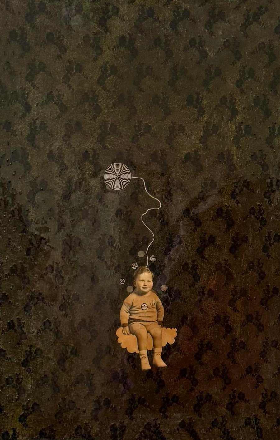 Image of EARLY WORK MIXED MEDIA 1996 UNCLE JOE