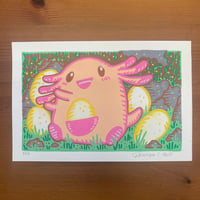 PokePosca Pink Egg Xolotl Original Art