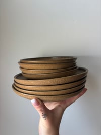 Image 2 of Vintage Denby Stoneware Plates Set of 8