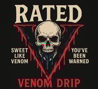 Image 2 of Rated V “Venom Drip” Unisex Hoodie