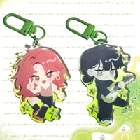 Green Yuri Acrylic Charms