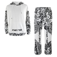 Image 4 of Men's Streetwear- Oversized Flared Track Suit Tribal Print