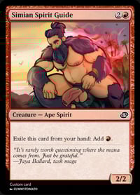 Image 4 of Gamble, Ragavan, Blasphemous act, simian spirit guide, imperial recruiter