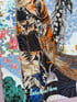 Bird art quilt “Rhythm of the forest" 54x35 cm Image 13
