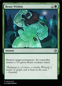 Image 1 of Beast within, rampant growth, bird of paradise, Halsin, dryad of the illysian grove