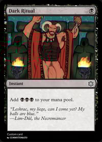 Image 1 of Dark ritual, Inkrise infiltrator, phyrexian arena, imperial seal, demonic tutor