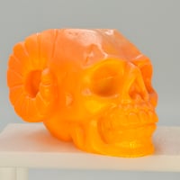 Image 1 of Horned skull- pumpkin king