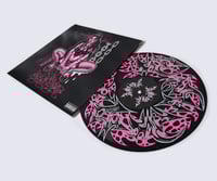 Image 1 of NO DIGNITY: Limited Edition Vinyl Pack 'Pink and Black Flame Letters'