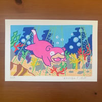 PokePosca Slow Pink Otter Original Art