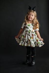 Image 3 of Dbl Ruffle Peplum | multiple prints | Boo'd by Jes