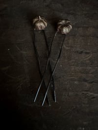 Image 6 of Bronze Pumpkin Bobby Pins ~ set of 2