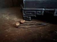 Image 3 of Bronze Pumpkin Bobby Pins ~ set of 2