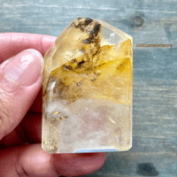 Image 3 of Dendritic Golden Healer Quartz, Freeform Crystals – Solar Plexus & Crown Chakra Stone
