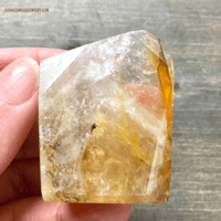 Image 4 of Dendritic Golden Healer Quartz, Freeform Crystals – Solar Plexus & Crown Chakra Stone