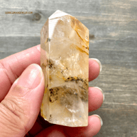 Image 6 of Dendritic Golden Healer Quartz, Freeform Crystals – Solar Plexus & Crown Chakra Stone
