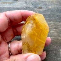 Image 9 of Dendritic Golden Healer Quartz, Freeform Crystals – Solar Plexus & Crown Chakra Stone