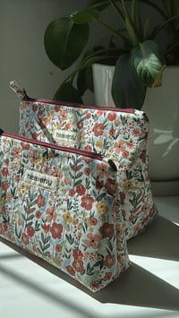 Image 2 of Brown Botanical Toiletry Pouch