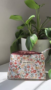 Image 4 of Brown Botanical Toiletry Pouch