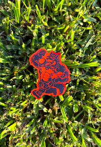 Image 2 of 3" Chibi Royce Fluorescent Sticker